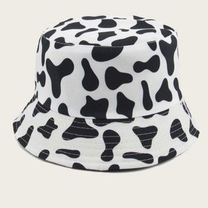 Cow print bucket hat